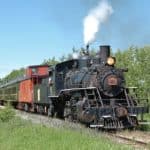 Alberta Prairie Railway train in action